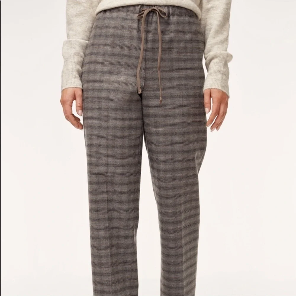 The Group by Babaton Jimmy Oversized bristle clay straight leg pants Sz  S NWOT - Picture 4 of 14